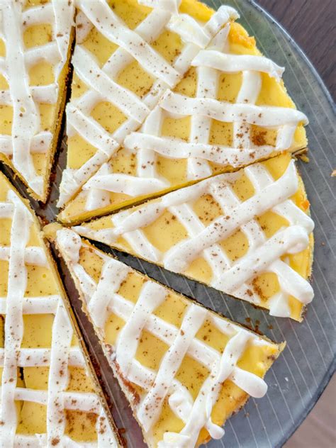 Zimtschnecken Käsekuchen mit Keksboden