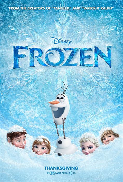 Nuevo P Ster De Frozen El Reino Del Hielo De Disney