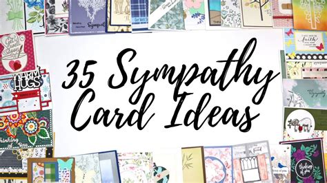 35 Handmade Sympathy Card Ideas Youtube