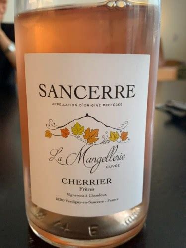 Cherrier Père Fils Cuvée La Mangellerie Sancerre Rosé Vivino