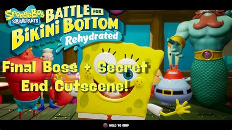 Battle For Bikini Bottom Rehydrated 100 Cutscene Final Boss Battle