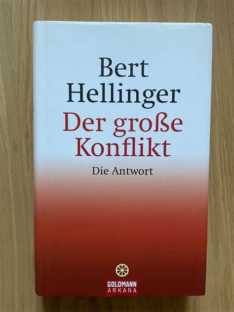 Bert Hellinger Der Grosse Konflikt Gebunden Neuw Ersta Kaufen