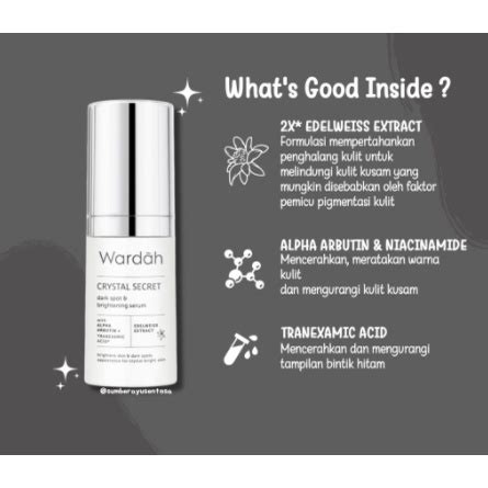 Jual Wardah Crystal Secret Dark Spot & Brightening Serum 20ml | Shopee ...