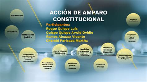 Accion De Amparo Constitucional By Luis Roque On Prezi