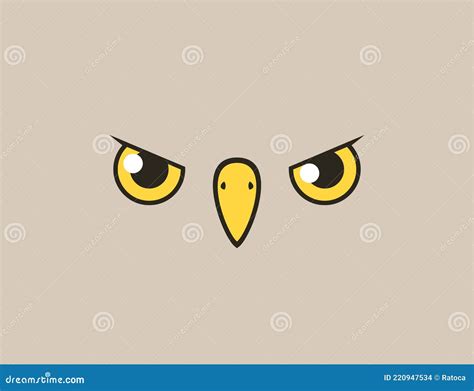 bird face illustration stock vector illustration  animal