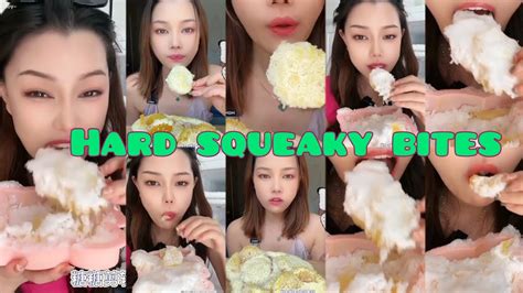 ☀️sun Girl☀️ Ice Eating Asmr ️only Bites🧊 Squeaky Crunchy Buckwheat 🟡💦hard Ice Chunks Youtube