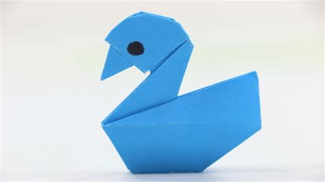 How To Make A Paper Duck Easy Origami Duck Tutorial For Beginners