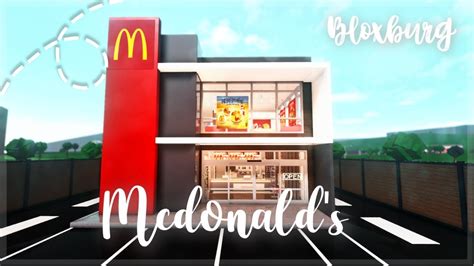 Roblox Bloxburg Mcdonald S Build Minami Oroi Youtube