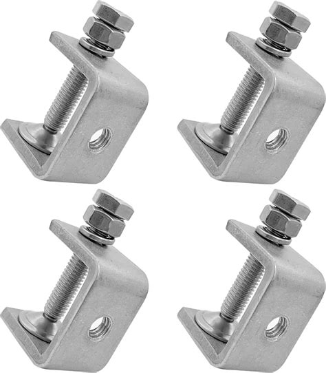 Mm Mini Stainless Steel C Clamps For Mounting Pcs Heavy Duty