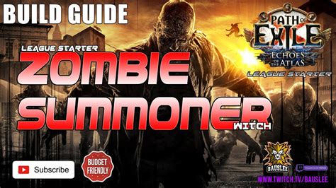 Path Of Exile 3 13 Zombie Summoner League Starter Build Guide For