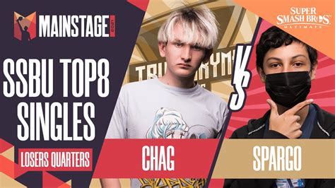 Chag Vs Sparg0 SSBU Singles Top 8 Losers Quarters Mainstage 2021