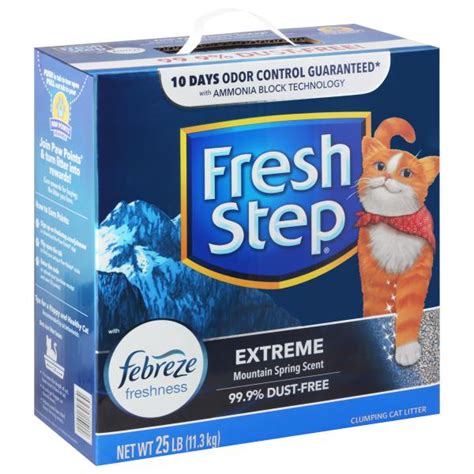 Fresh Step Clumping Cat Litter Mountain Spring Scent Extreme Publix