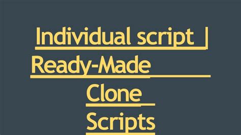 Ppt Best Individual Script Scriptstore In Powerpoint Presentation