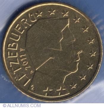 50 Euro Cent 2011 Euro 2002 prezent Luxemburg Monedă 16520