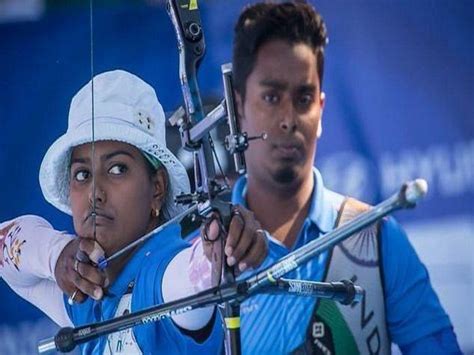 Archery World Cup Deepika Kumari Atanu Das Bag Gold In Mixed Team