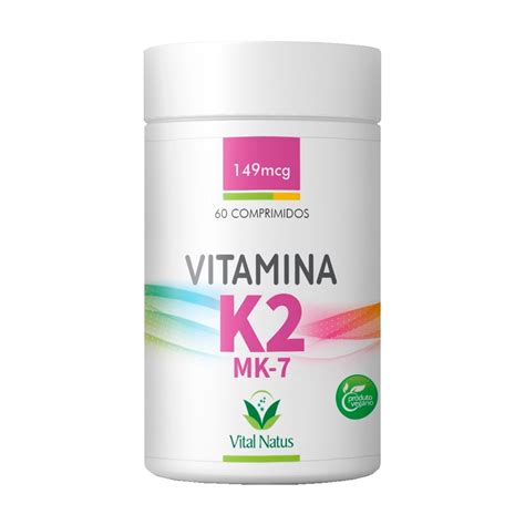 Vitamina K Mk Menaquinona Comprimidos Vegano Ao Dia Vital