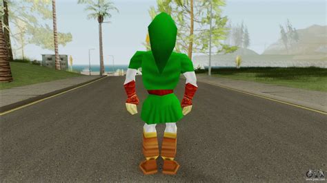 Adult Link Legend Of Zelda Ocarina Of Time V1 For Gta San Andreas