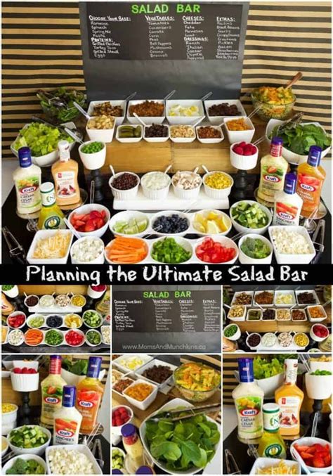 Ultimate Salad Bar Barbecue Party Food Ultimate Salad Bar Foods To Serve Moms And Munchkins