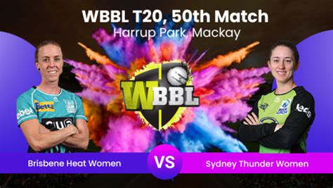 Match Preview Today Cricket Match Prediction Brisbane Heat Women Vs