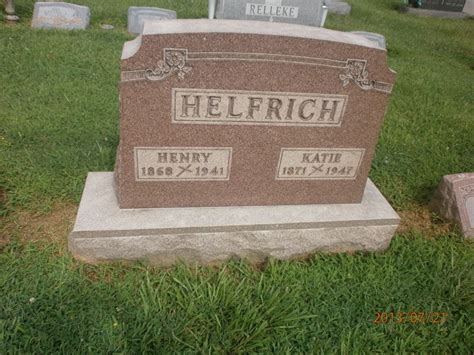 Katie Hoefling Helfrich 1871 1947 Mémorial Find A Grave