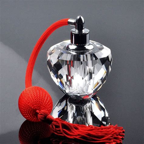 10ml K9 Crystal Grass Perfume Bottle Long Red Bulb Tassel Spray Atomizer 3426 Inch Travel Ho