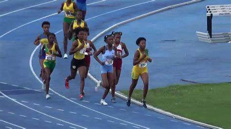 Carifta Trials 2020 Girls U17 1500m Final Youtube