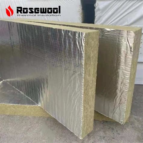 Kg M Mm Rock Wool Bosrd Insulation With One Side Wire