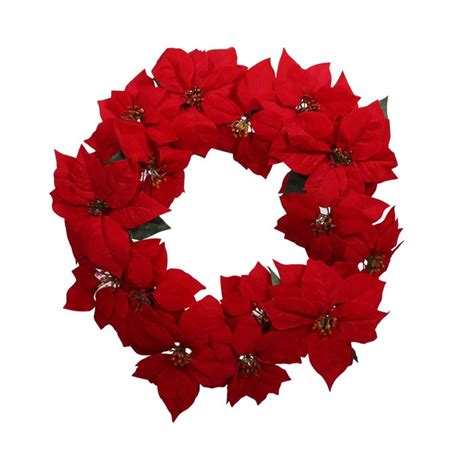 Poinsettia Wreath – Uniquely Christmas