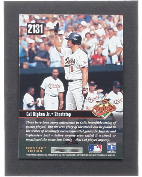 Cal Ripken Jr. 1995 Select Certified #2131 TRIB | Pristine Auction