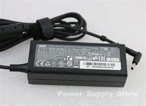 Genuine Acer 19v 2 37a 45w Pa 1450 26 Power Supply Ac Adapter 3 0mm 1 1mm Ebay