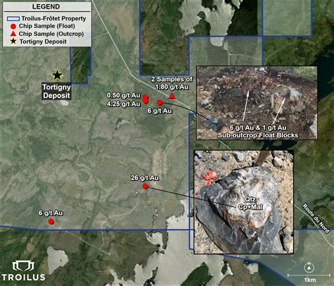 Troilus Discovers New Goldfield Boulder Zone 36 Km from Troilus Mine ...