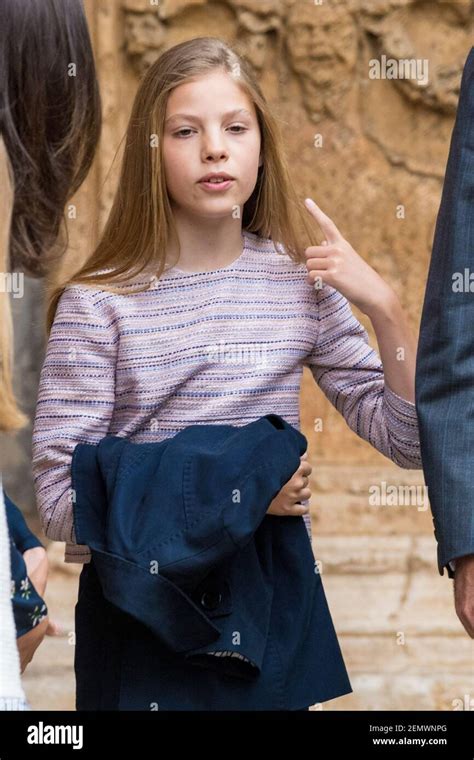 Infanta Sofia, Princess Sofia of Spain during the Easter Mass 2019 at ...