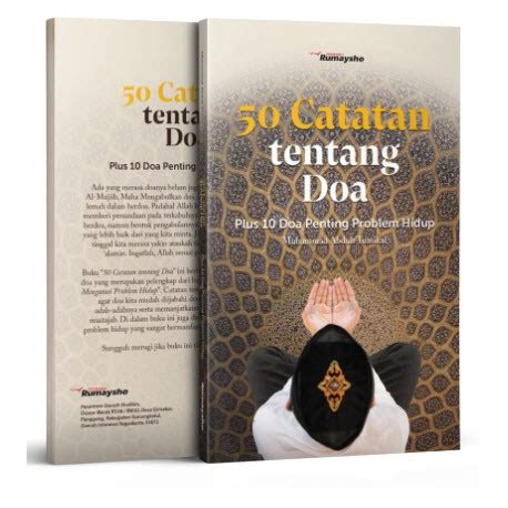 Jual BUKU 50 CATATAN TENTANG DOA PLUS 10 DOA PENTING PROBLEM HIDUP