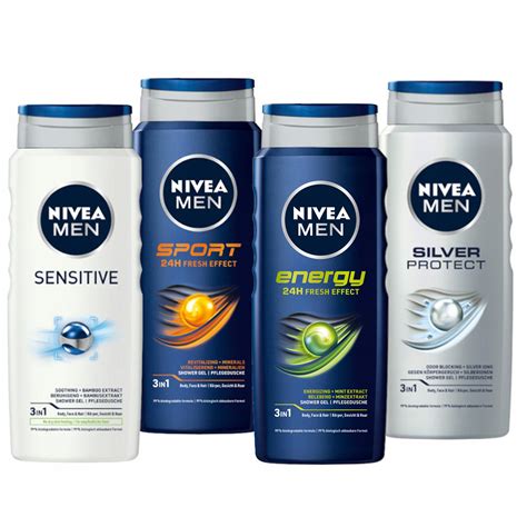 NIVEA MEN żel pod prysznic męski zestaw 4x500ml 12060959345 Allegro pl