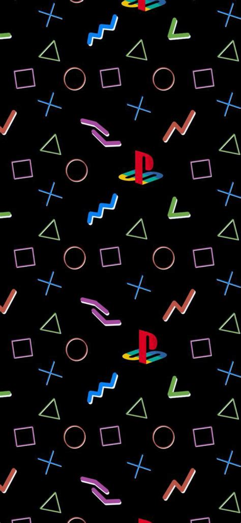 Playstation Icons Pattern 1440x3120 Ramoledbackgrounds