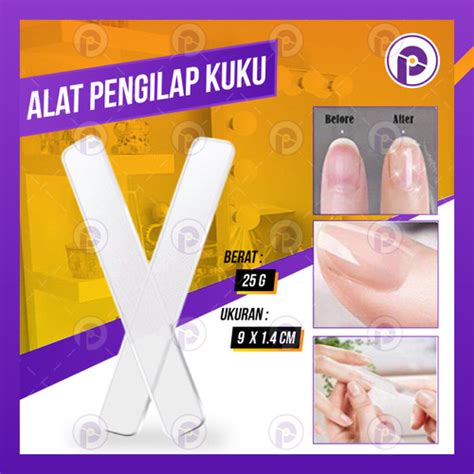 Jual Alat Pengkilap Kuku Glass Nail Amplas Nano Kaca Bening Halus