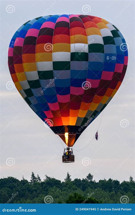 Single Hot Air Balloon Editorial Image Image Of Inflate
