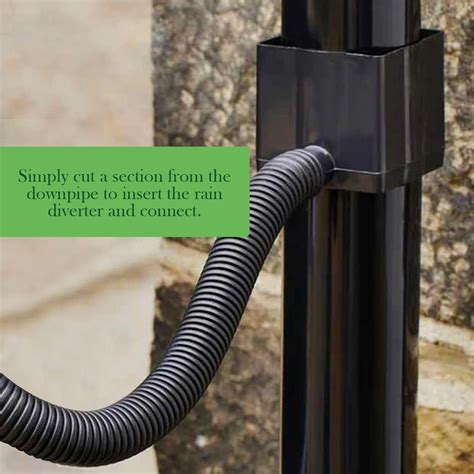 straight water butt rain diverter kit spudulica
