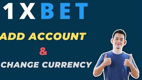 How To Change Currency On 1xbet Add New Account 1xbet YouTube