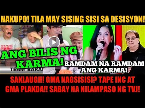 Plakda Nakarma Agad Ng Gma Gma Nagsisisi Tape Inc At Gma Plakda