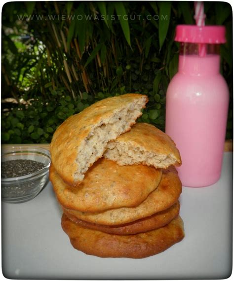 Gesunde Dinkel Chia Bananen Cookies Ohne Butter Wiewowasistgut