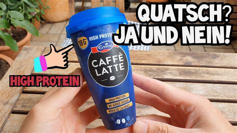 Emmi High Protein Caffe Latte Im Test Hält Was Er Soll Youtube