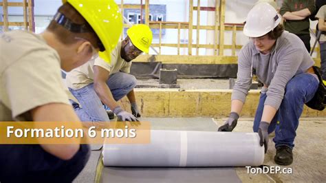 Pose de revêtements de toiture une formation de 6 mois EMOICQ L