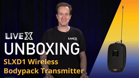 Unboxing Shure Slxd Wireless Bodypack Transmitter Youtube