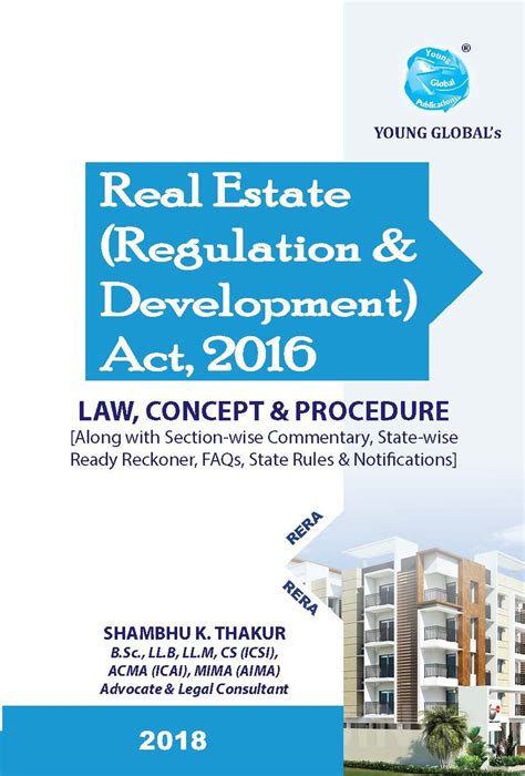 Buy Real Estate Regulation And Development Act 2016 Law Concept