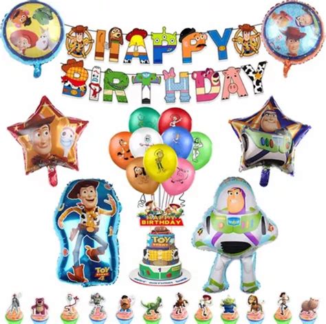 Kit Cumplea Os Decoraci N Toy Story Globos Metalizados Cuotas Sin Inter S