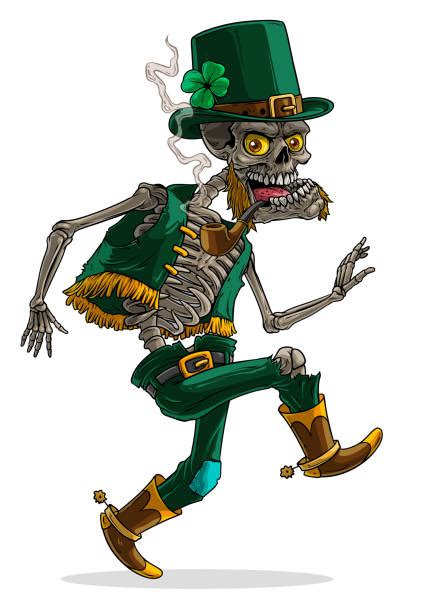 Scary Leprechauns Drawing Illustrations Royalty Free Vector Graphics