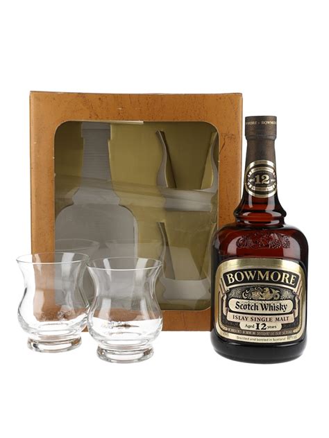 Bowmore 12 Year Old T Pack With 2 Glasses Lot 136263 Buysell