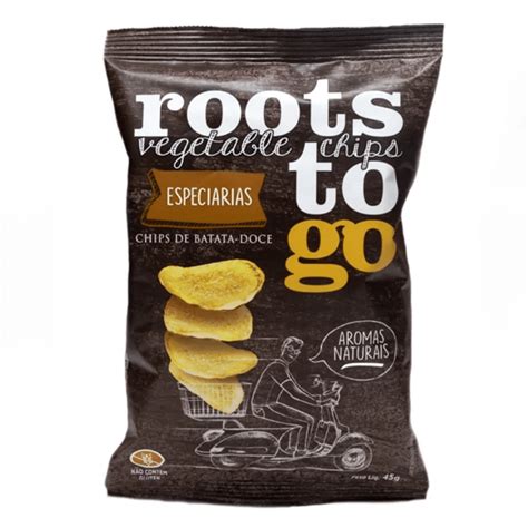 Chips De Batata Doce Especiarias 45g Roots To Go Casa Do Sertão