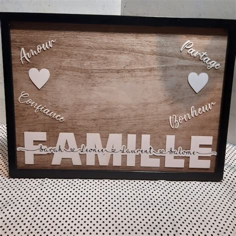 Cadre Famille Personnalisable Etsy France